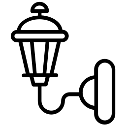 Outdoor lighting icon