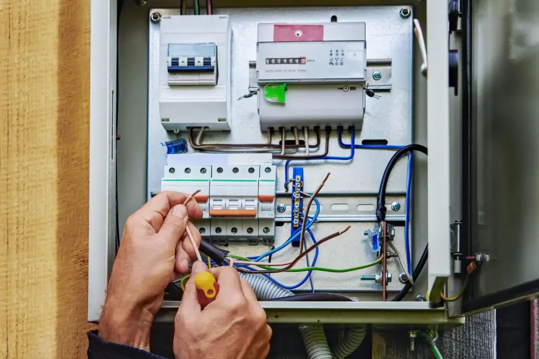 Outdoor wiring checked during Electrical Fault Finding